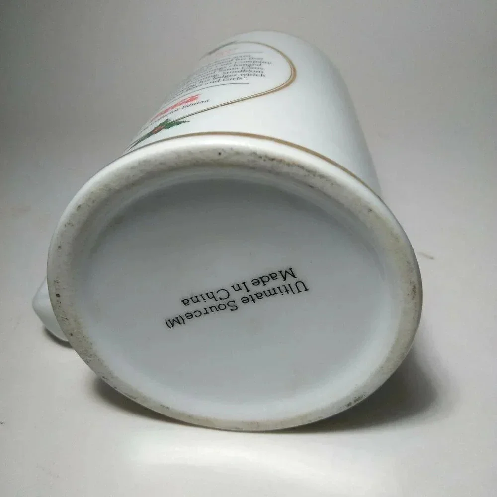 Coca Cola 1996 Collector Edition Coffee‎ Mug July Christmas Santa Vintage